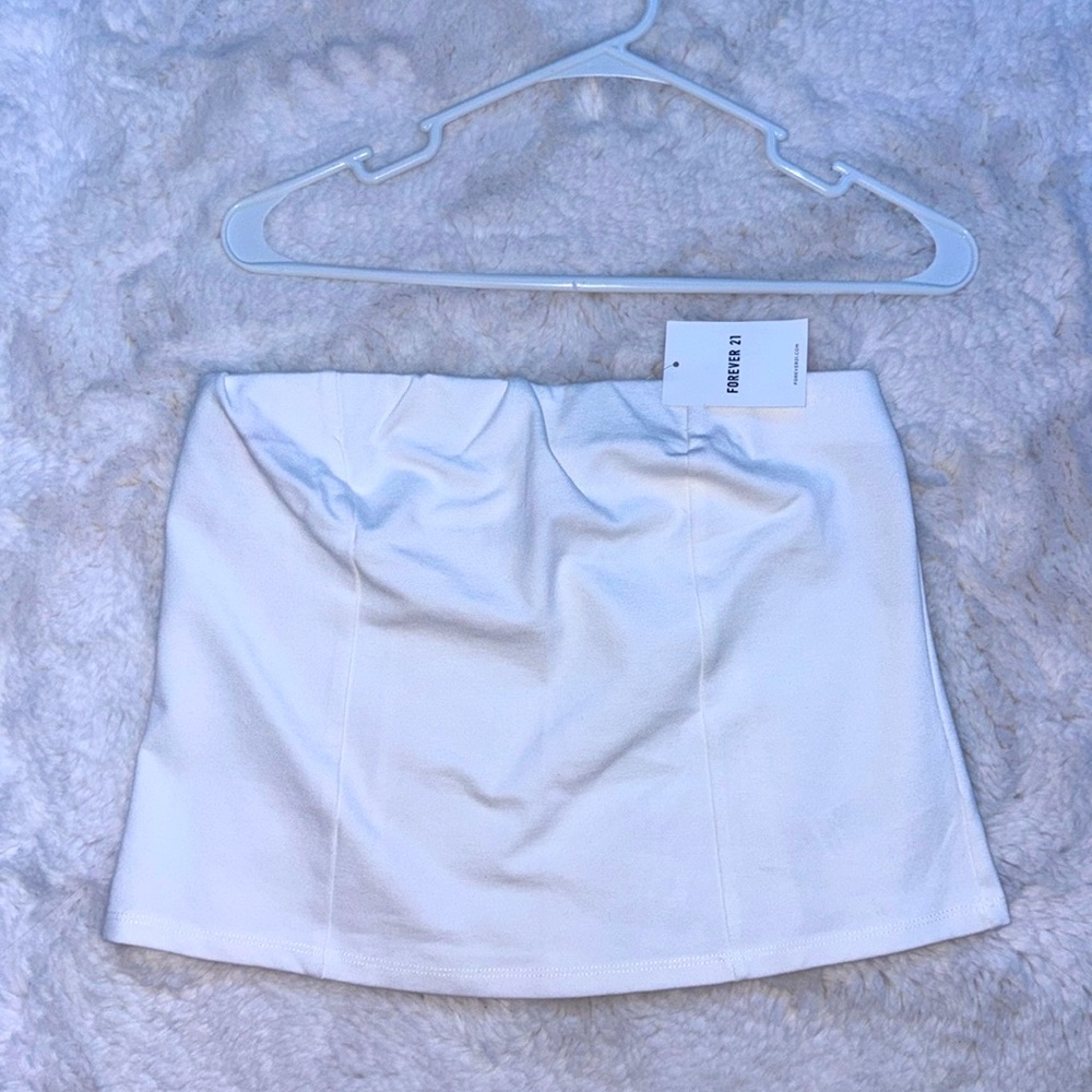 Forever 21 white tube top